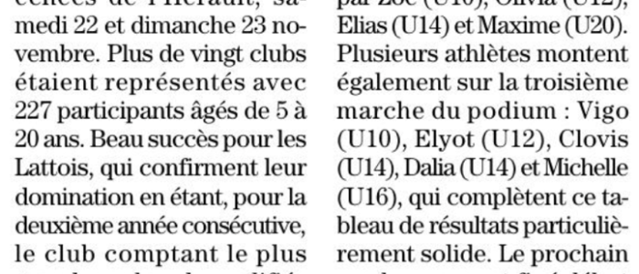 Départementaux 2026